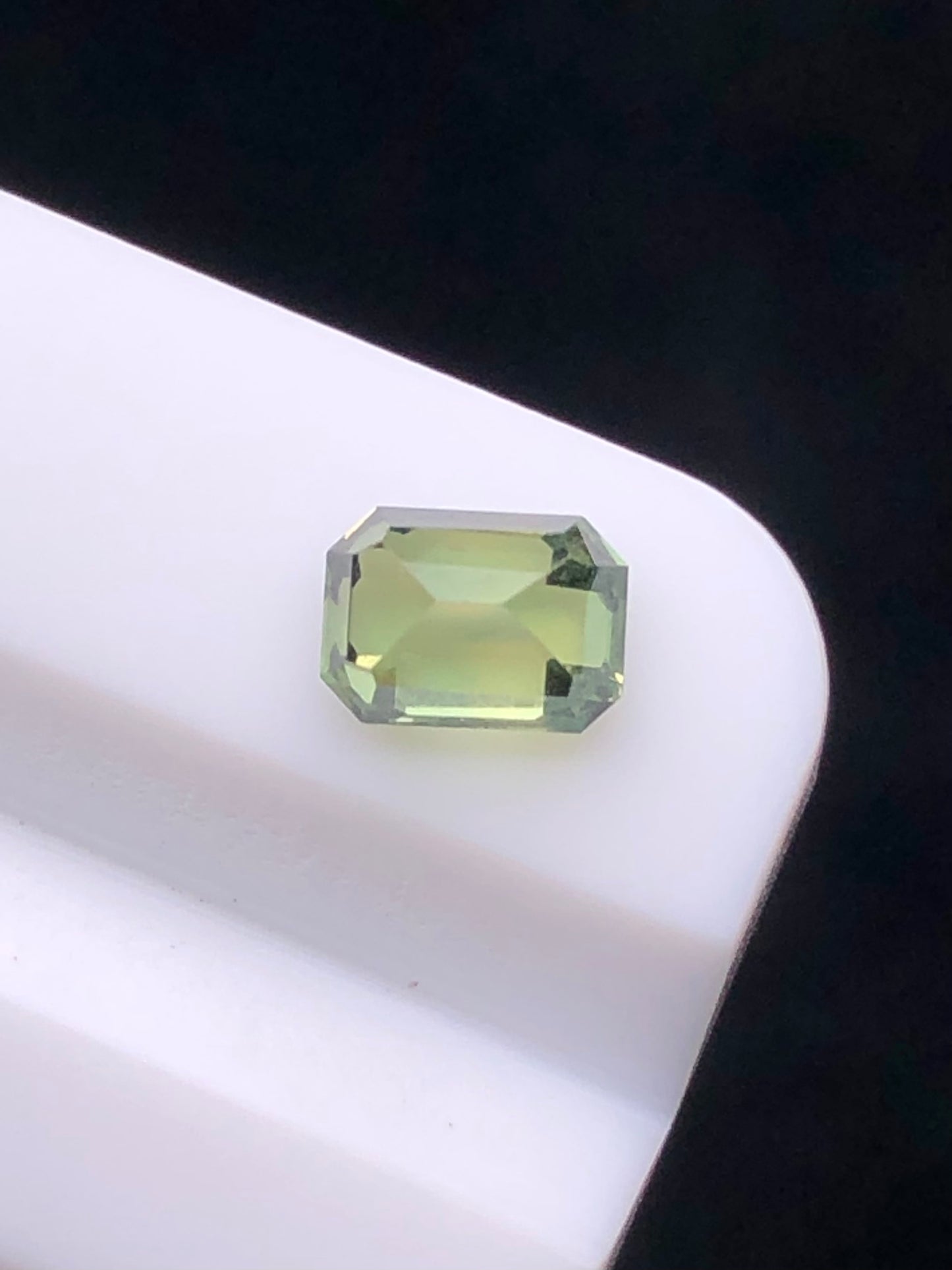 SRILANKA 0.82 CT GREEN NATURAL UNHEATED SAPPHIRE LOOSE STONE