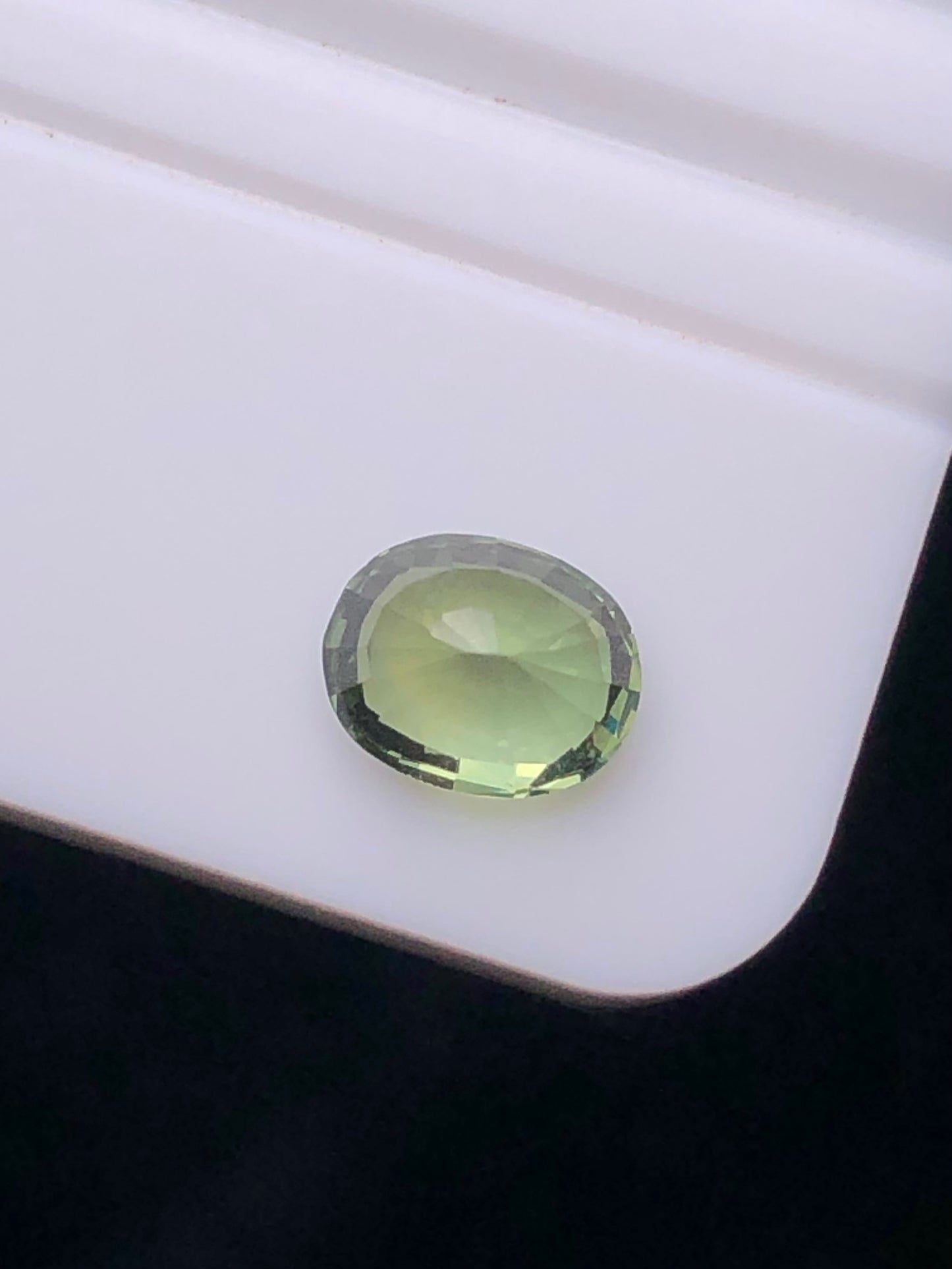 SRILANKA 1.04 CT GREEN NATURAL UNHEATED SAPPHIRE LOOSE STONE