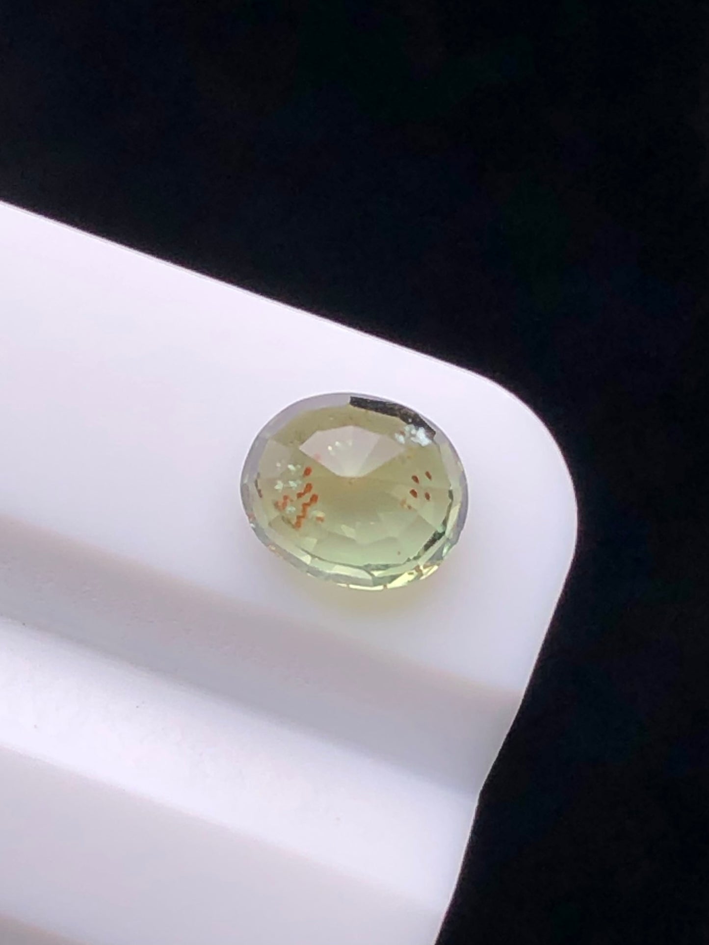 SRILANKA 1.09 CT GREEN NATURAL UNHEATED SAPPHIRE LOOSE STONE