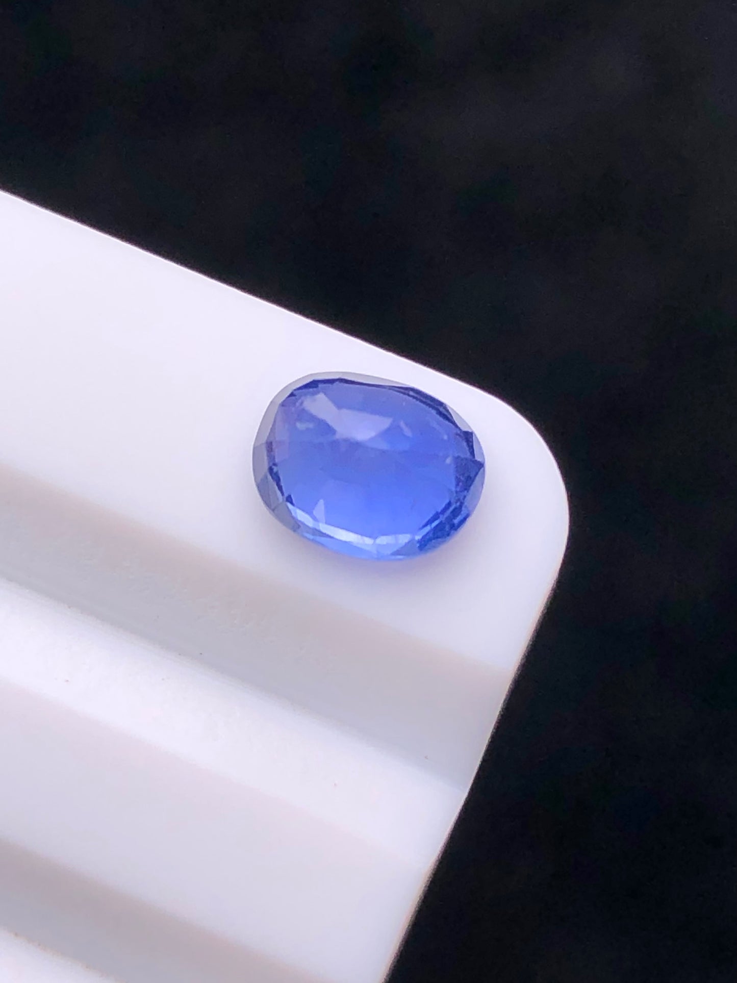 SRILANKA 1.37 CT NATURAL HEATED CORNFLOWER BLUE SAPPHIRE LOOSE STONE