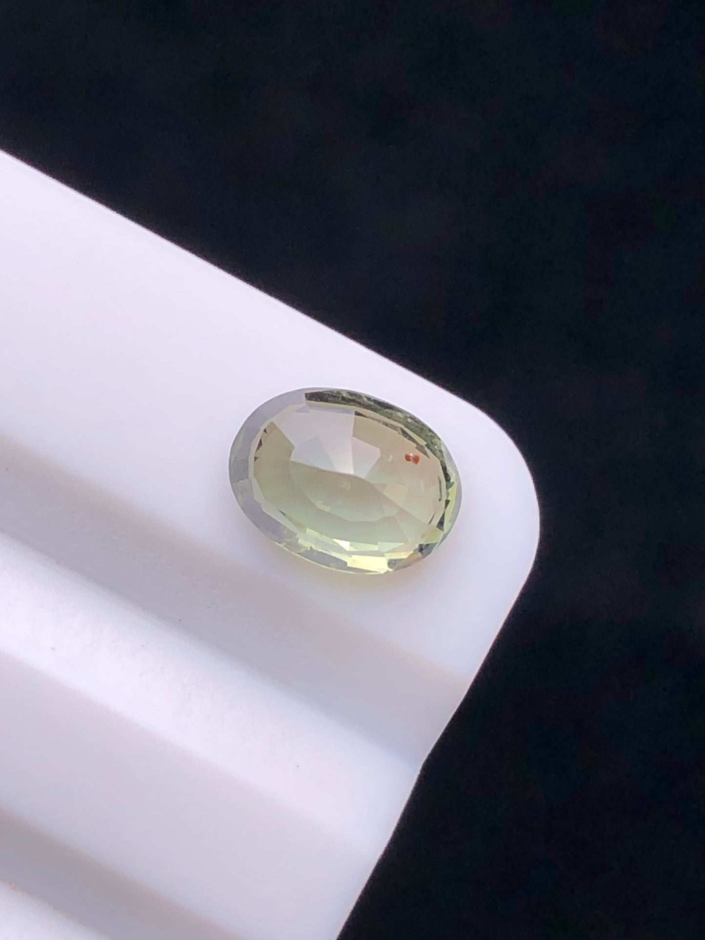 SRILANKA 1.41 CT GREEN NATURAL UNHEATED SAPPHIRE LOOSE STONE