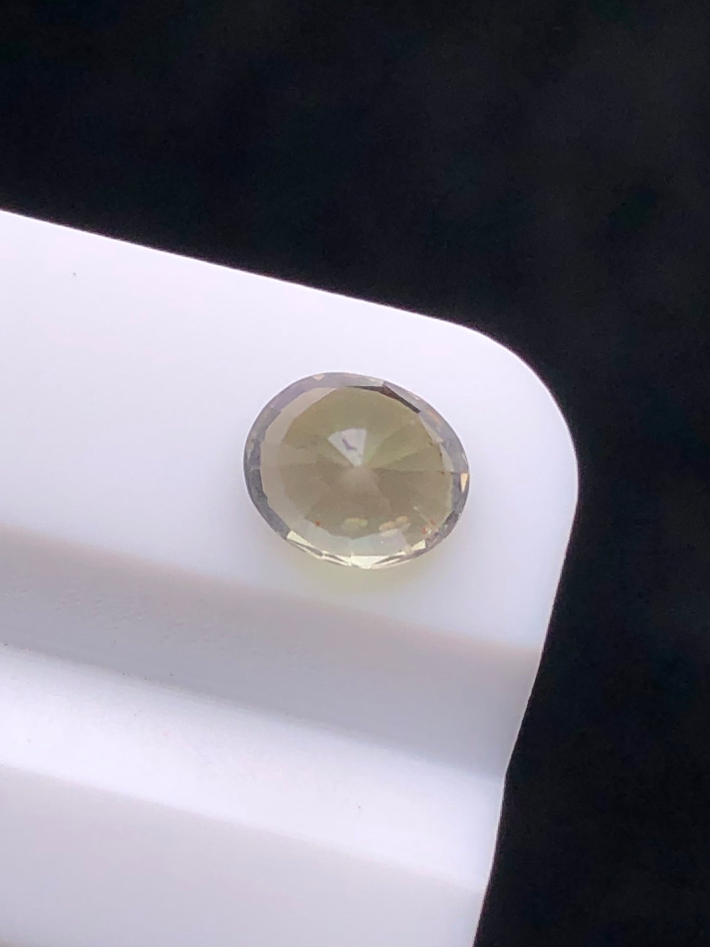 SRILANKA 0.92 CT GREEN NATURAL UNHEATED SAPPHIRE LOOSE STONE