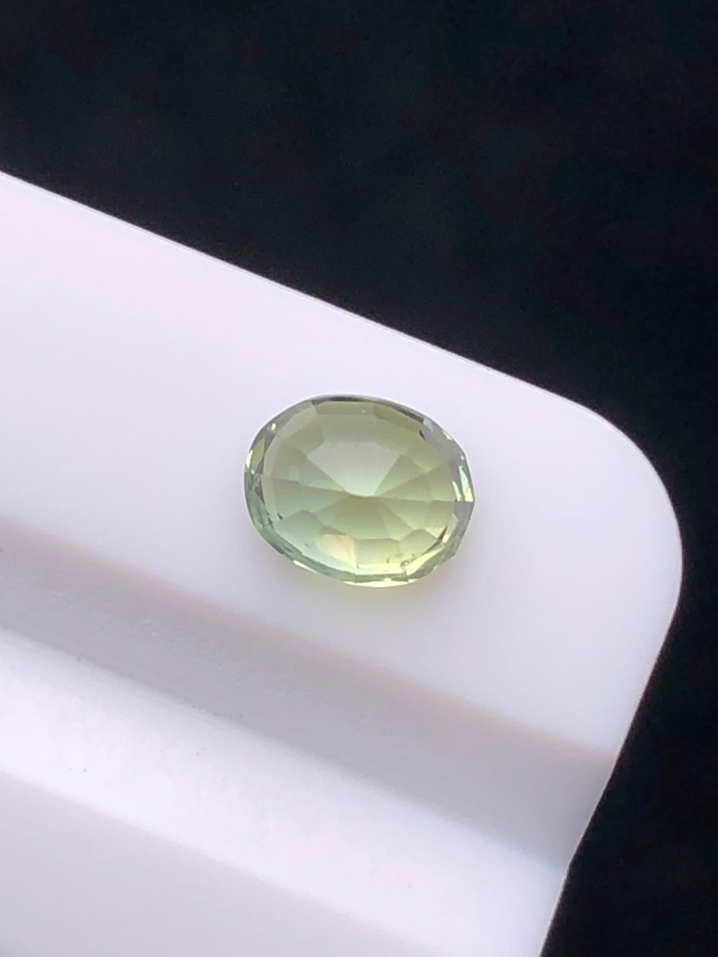 SRILANKA 0.81 CT GREEN NATURAL UNHEATED SAPPHIRE LOOSE STONE