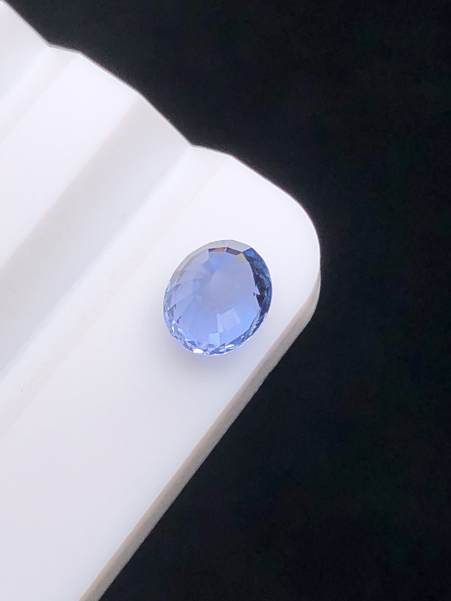 SRILANKA 1.049 CT NATURAL HEATED CORNFLOWER BLUE SAPPHIRE LOOSE STONE