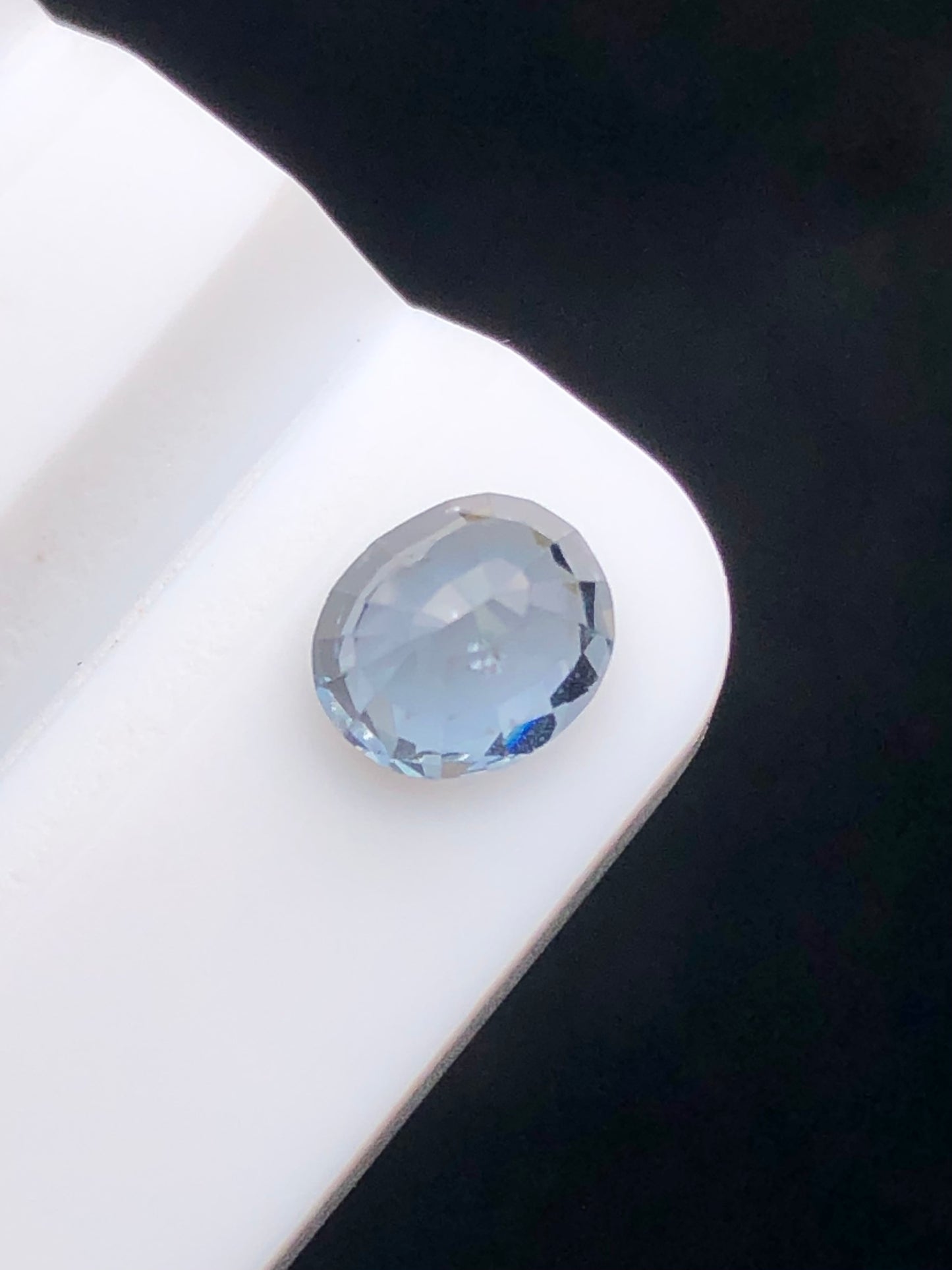 SRILANKA 0.96 CT GREY GREEN NATURAL HEATED SAPPHIER LOOSE STONE