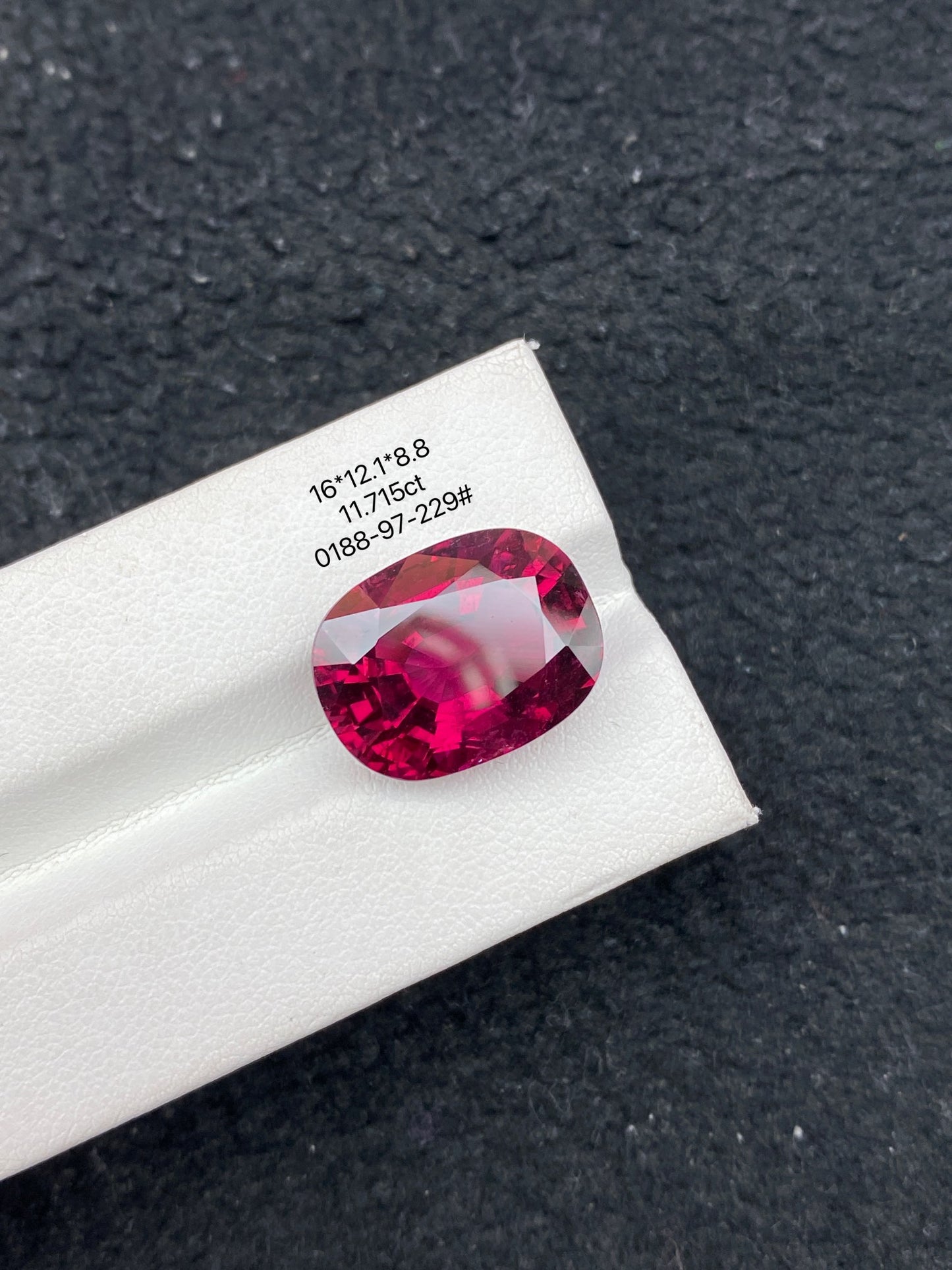 11.715CT NATURAL BRAZIL RUBELLITE TOURMALINE STONE