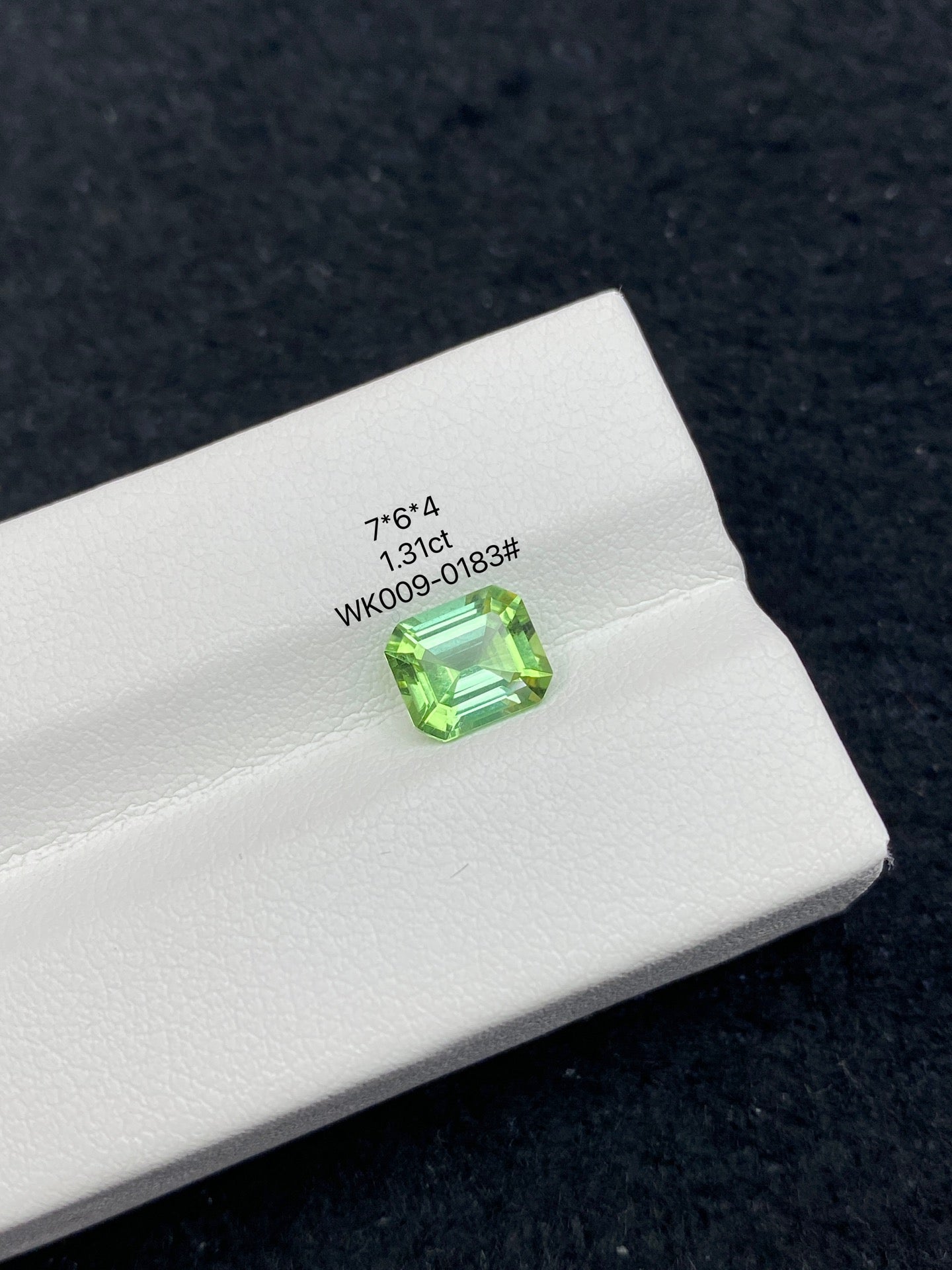 1.31CT NATURAL AFGHANISTAN MINT GREEN COLOR TOURMALINE GEMSTONE STONE