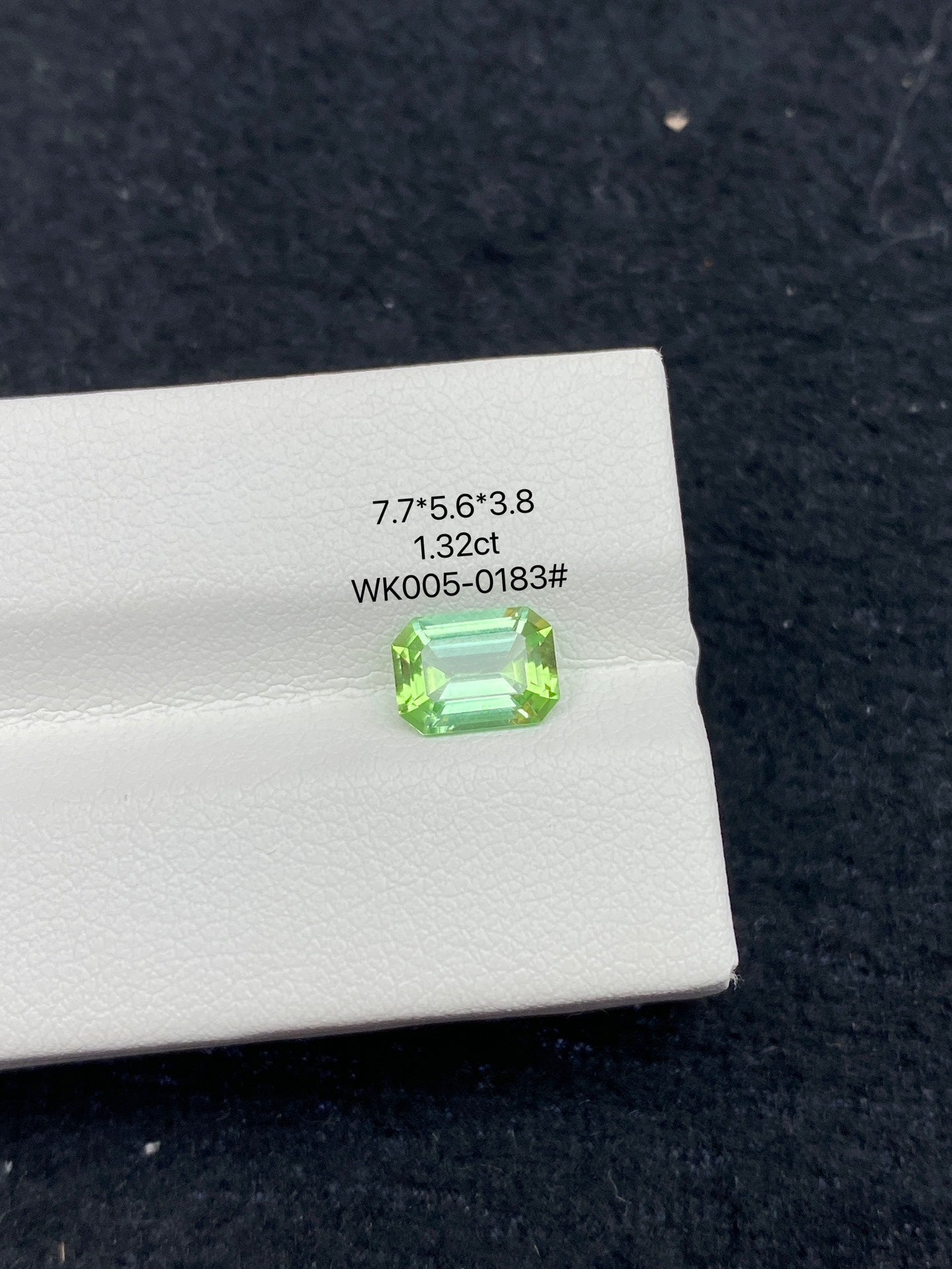 1.32CT NATURAL AFGHANISTAN MINT GREEN COLOR TOURMALINE GEMSTONE STONE