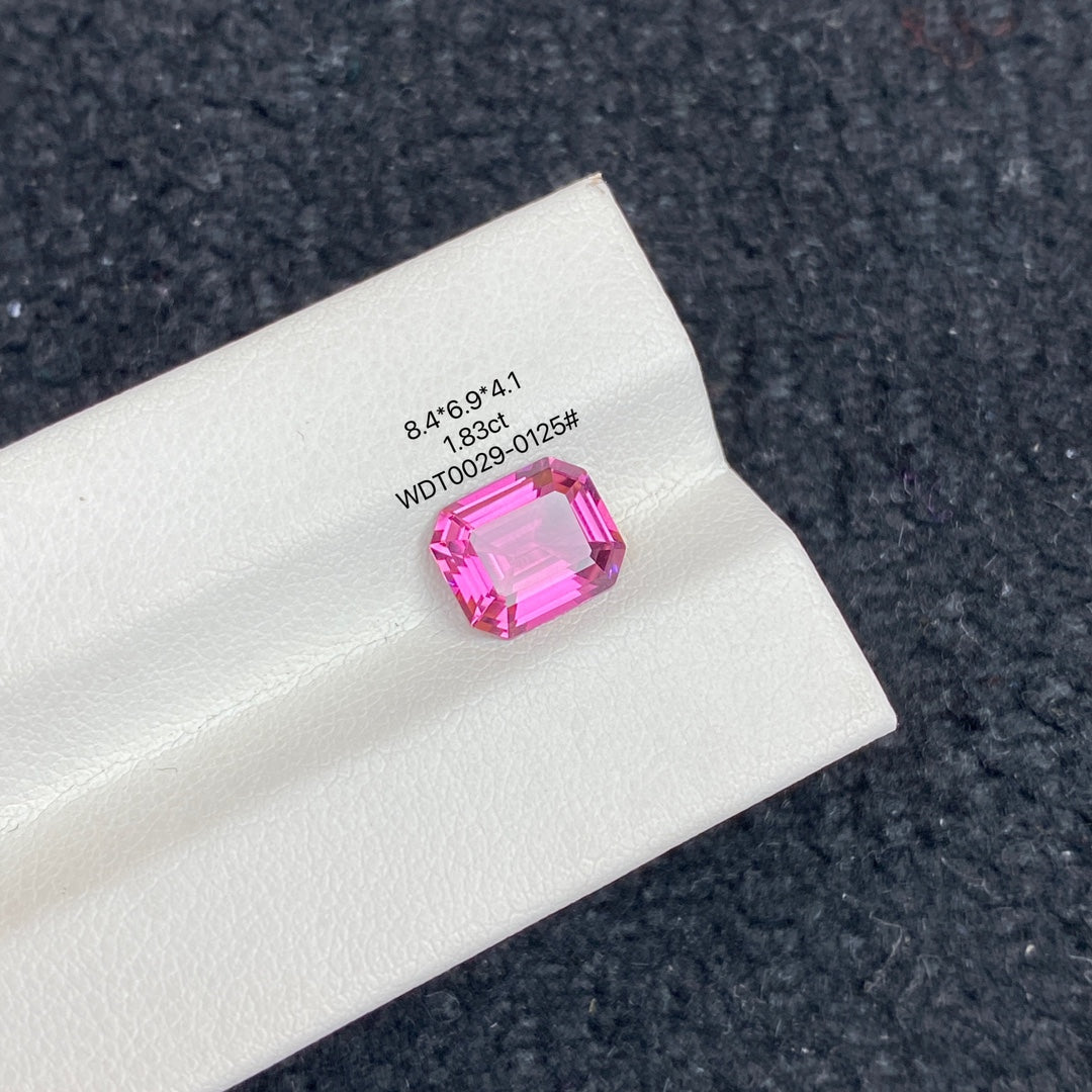 1.83CT NATURAL BRAZIL RED COLOR TOURMALINE GEMSTONE STONE