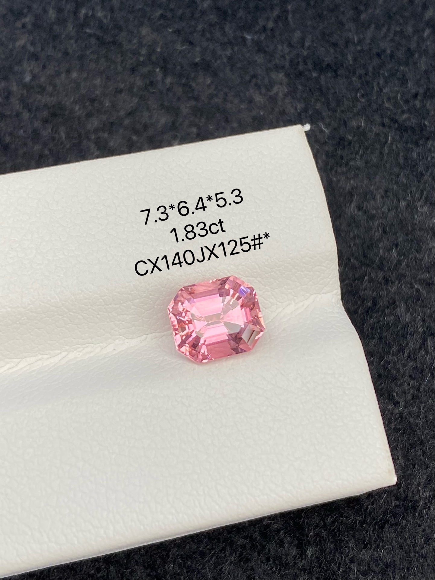 1.83 CT NATURAL AFGHANISTAN CHERRY BLOSSOM TOURMALINE STONE