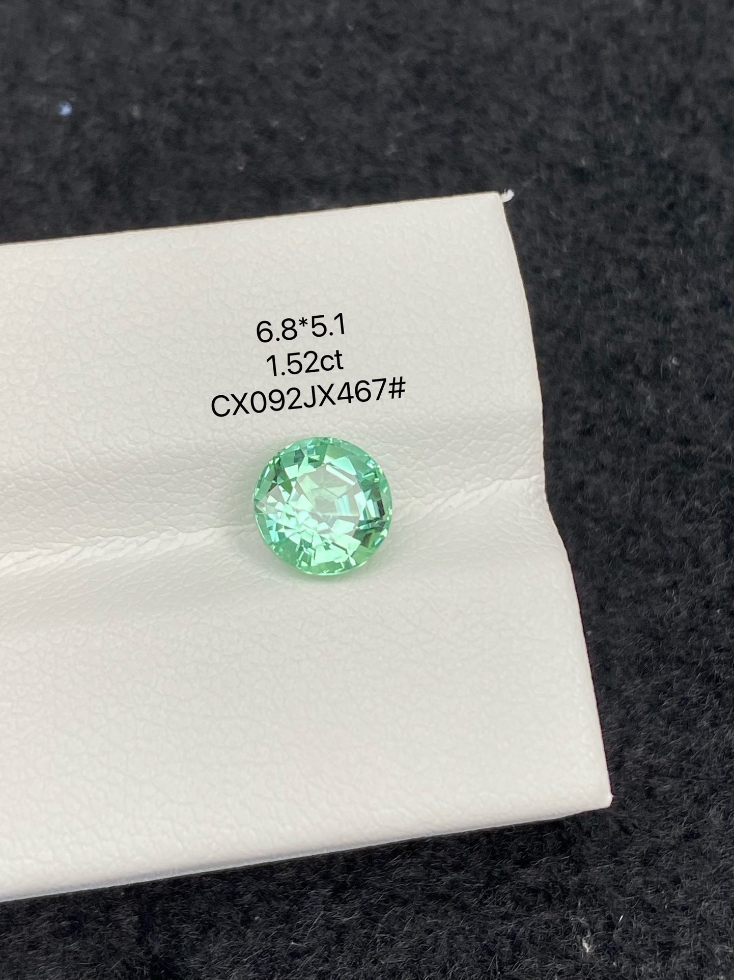 1.52 CT NATURAL AFGHANISTAN MINT GREEN TOURMALINE STONE