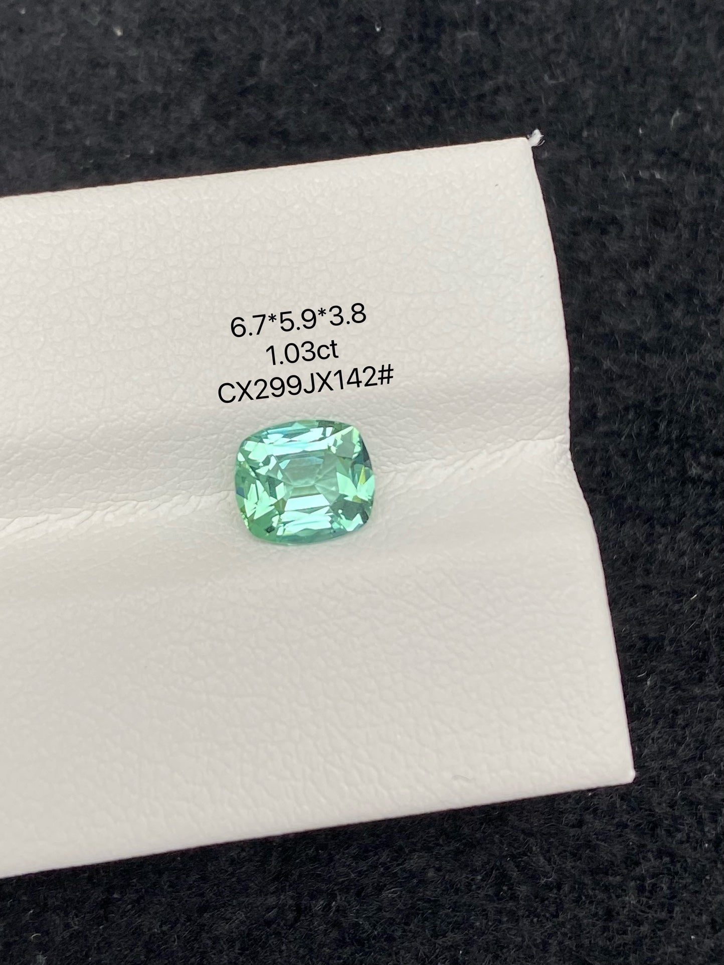 1.03 CT NATURAL AFGHANISTAN MINT GREEN TOURMALINE STONE