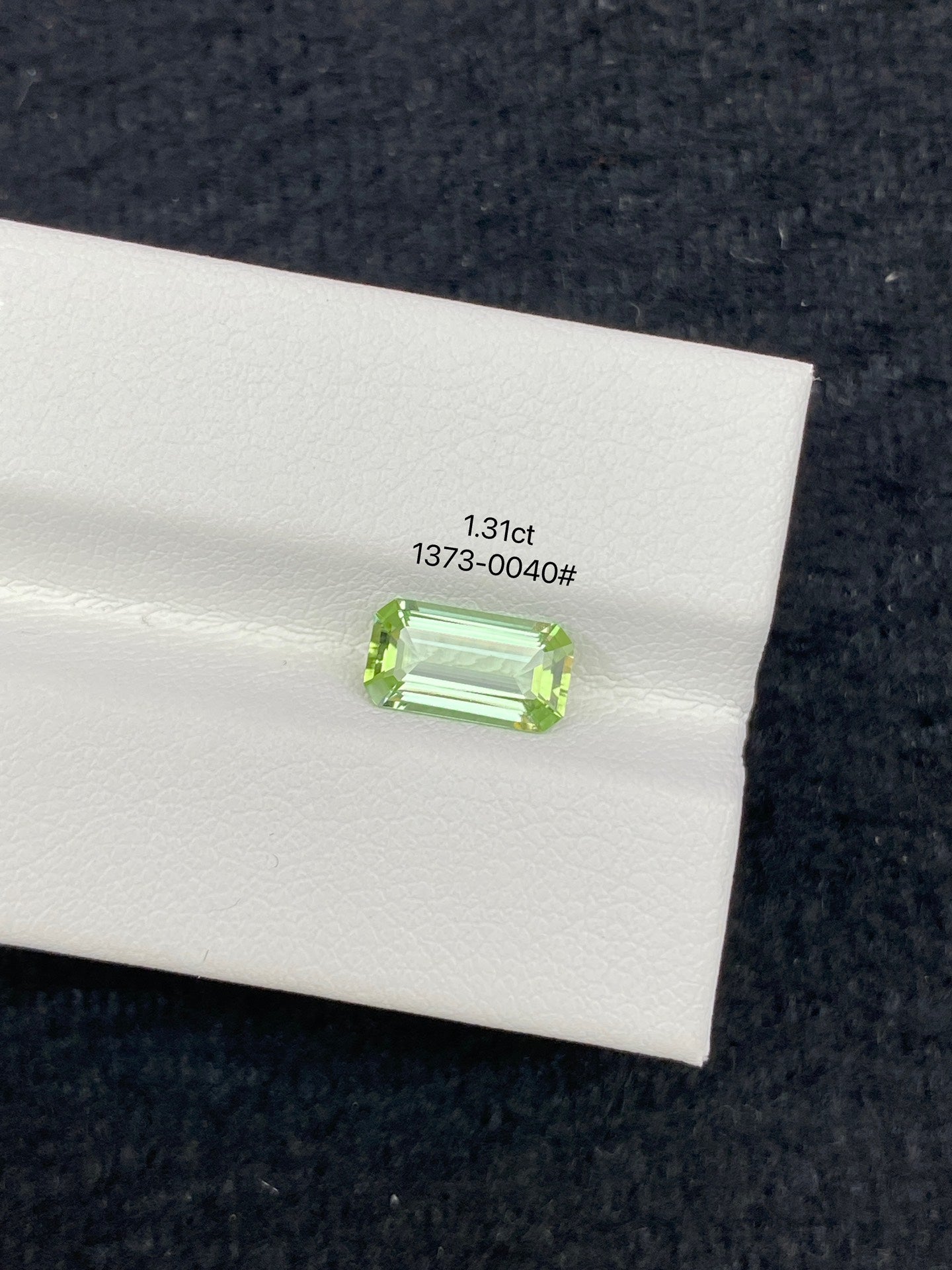 1.31CT NATURAL AFGHANISTAN GREEN TOURMALINE STONE