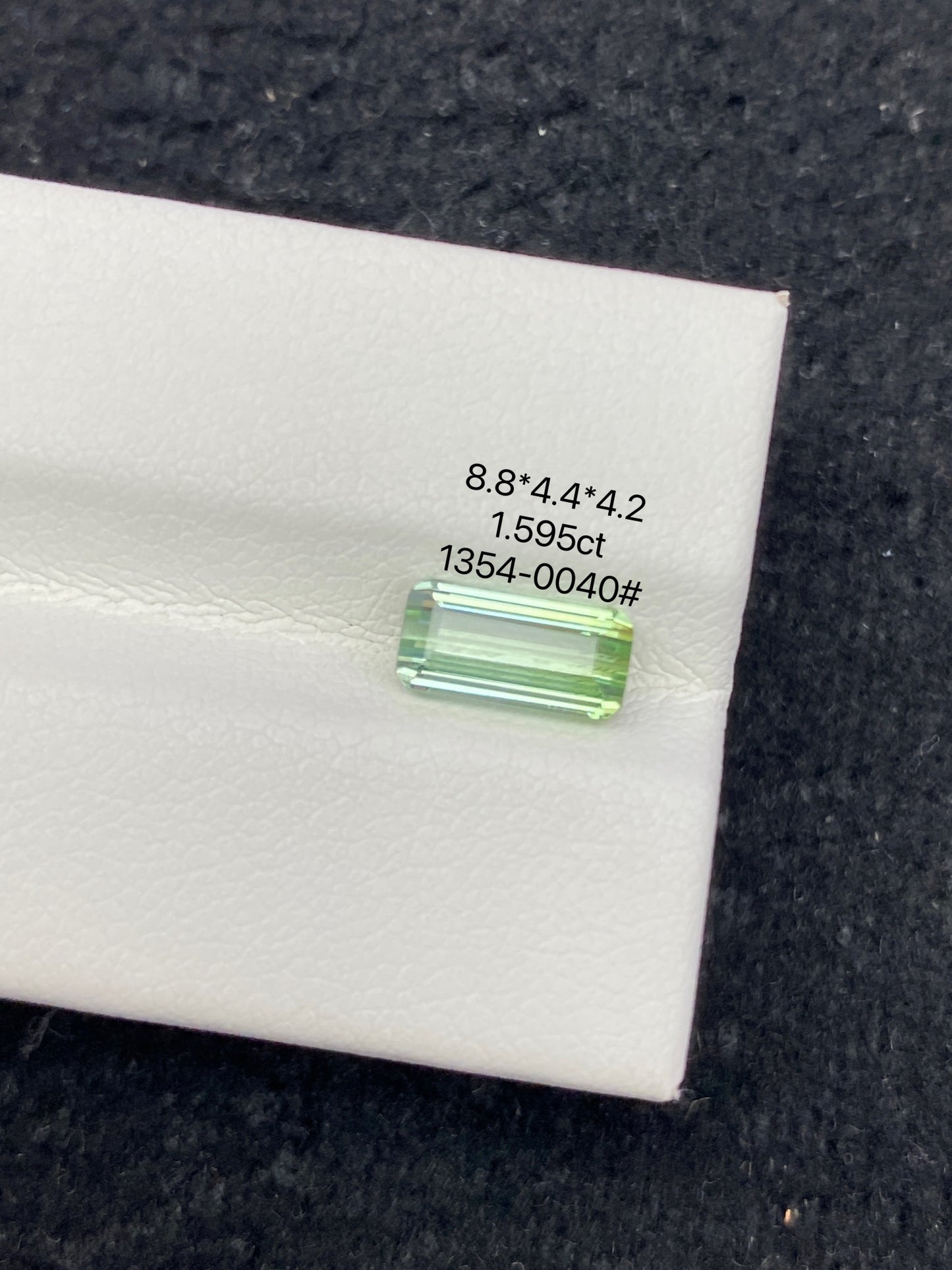 1.595CT NATURAL CONGO GREEN TOURMALINE STONE