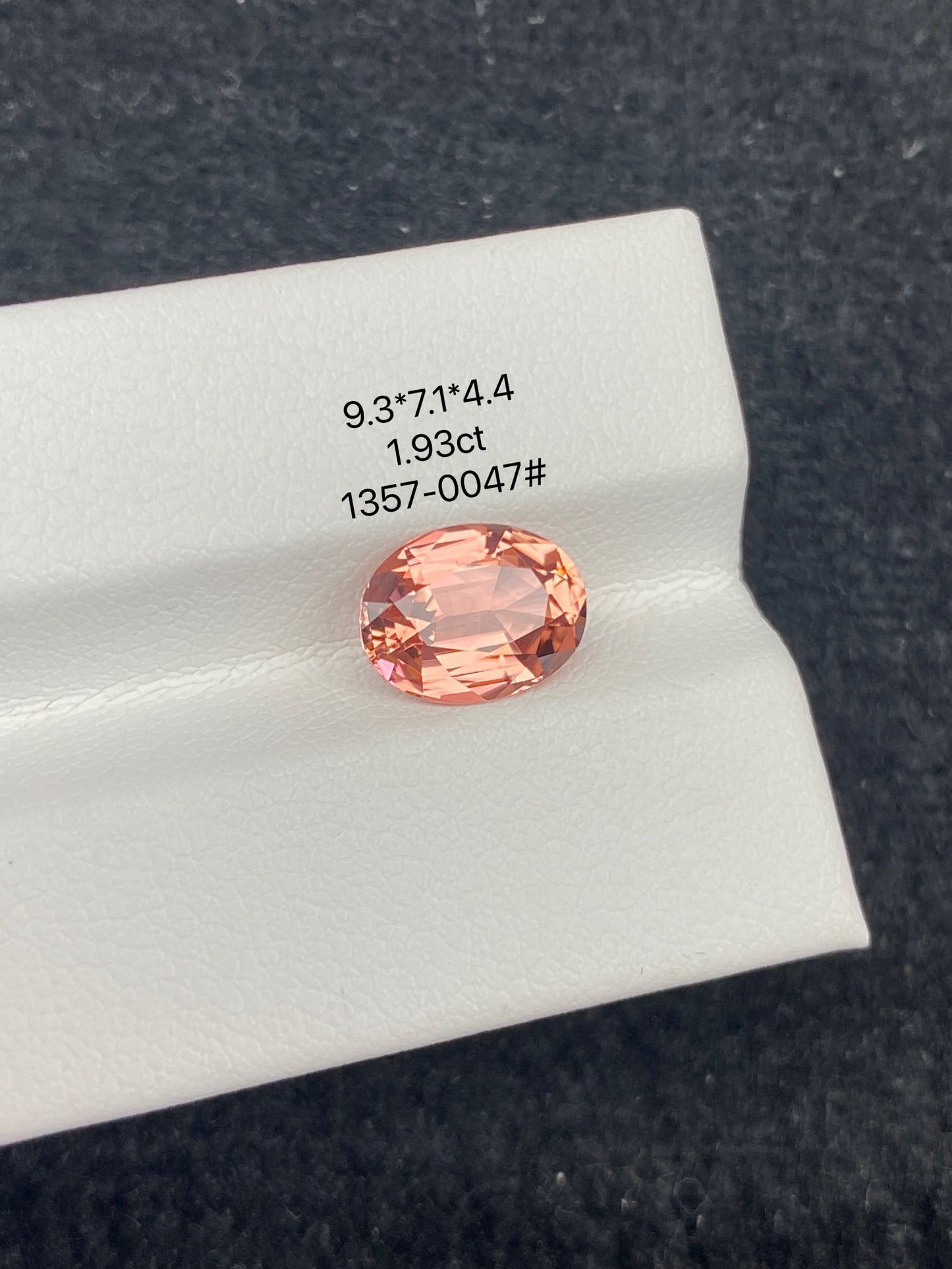 1.93CT NATURAL CONGO ORANGE TOURMALINE STONE