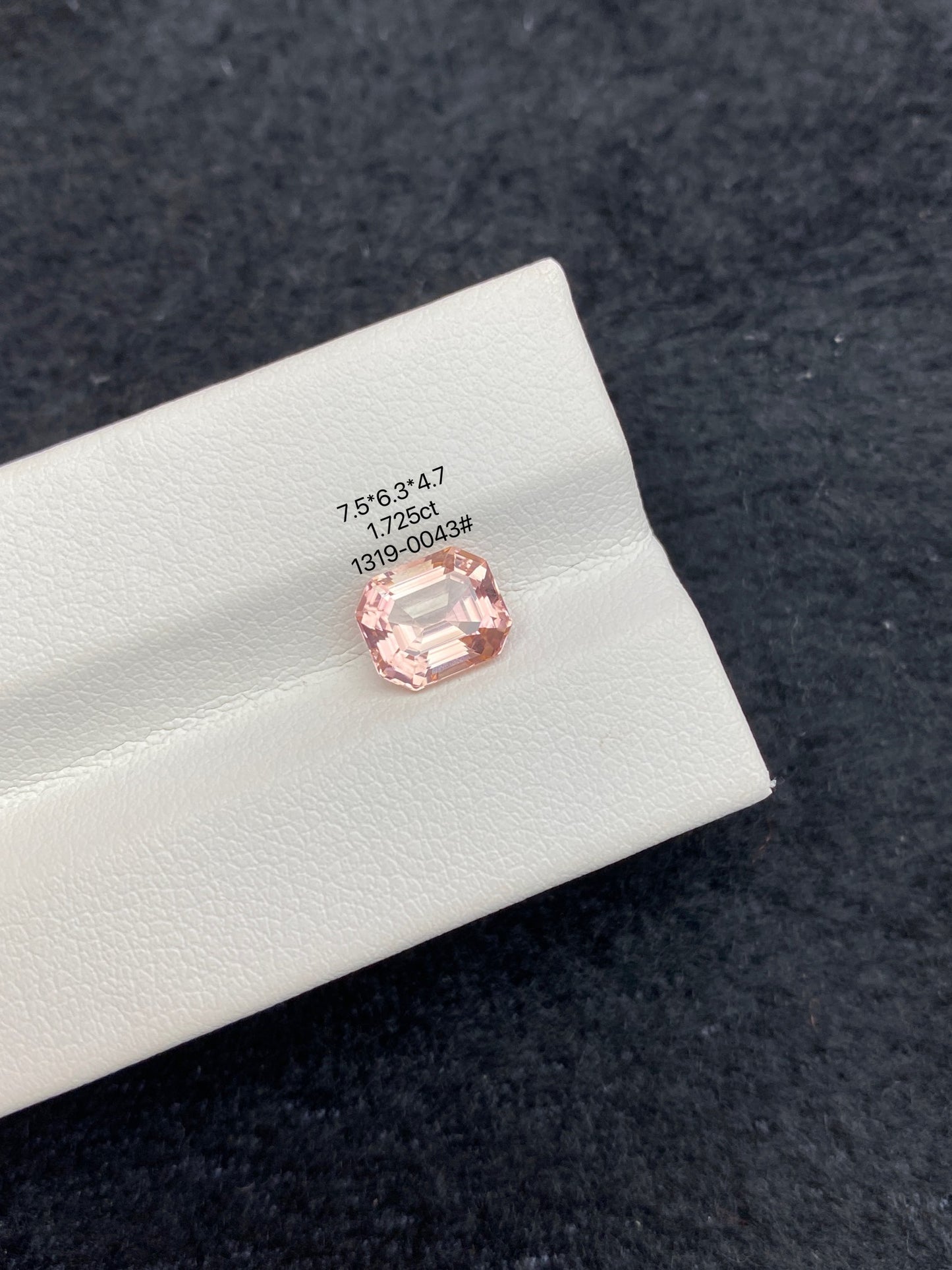 1.725CT NATURAL CONGO RED TOURMALINE STONE