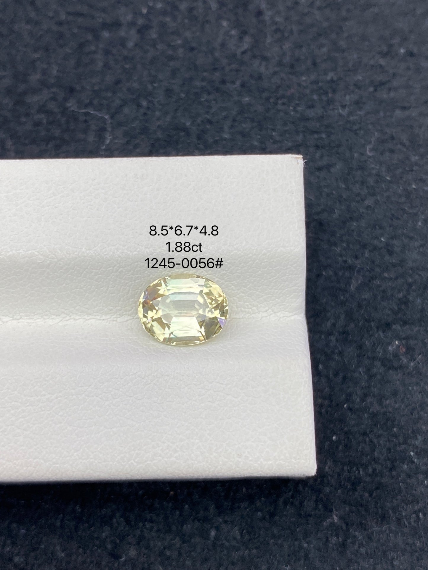 1.88CT NATURAL CONGO YELLOW TOURMALINE STONE