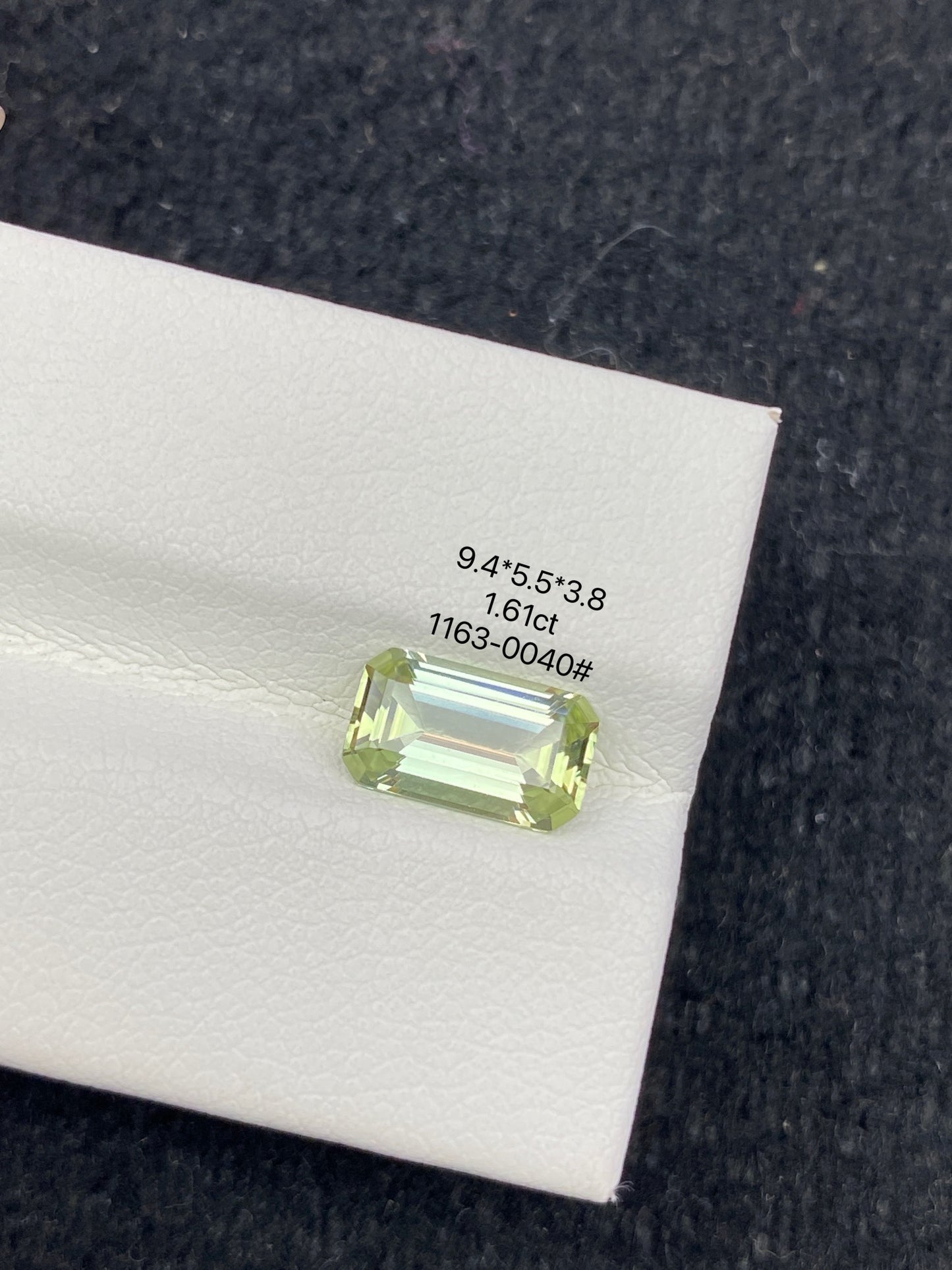 1.61CT NATURAL CONGO GREEN TOURMALINE STONE