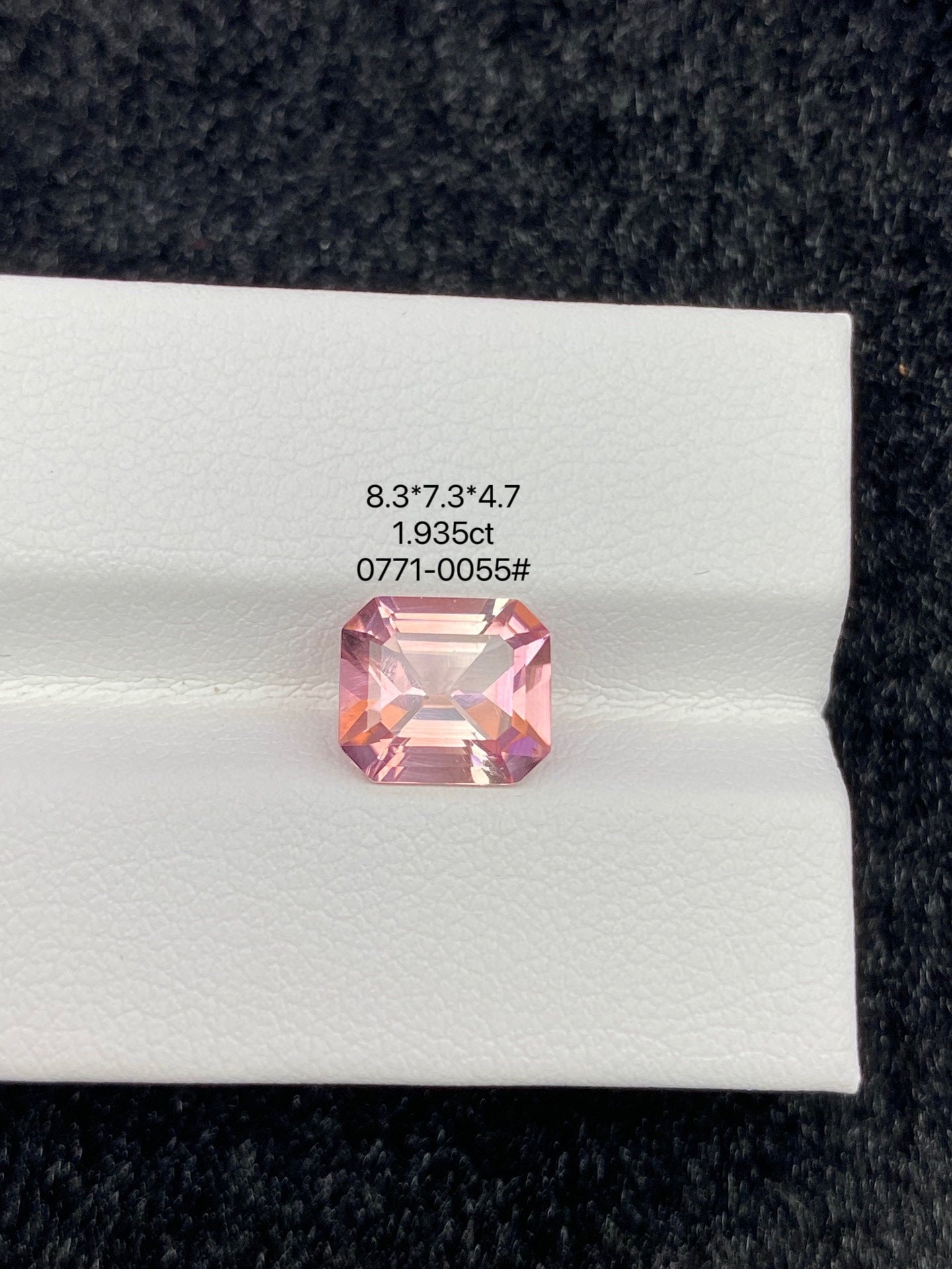 1.935CT NATURAL CONGO PINK TOURMALINE STONE