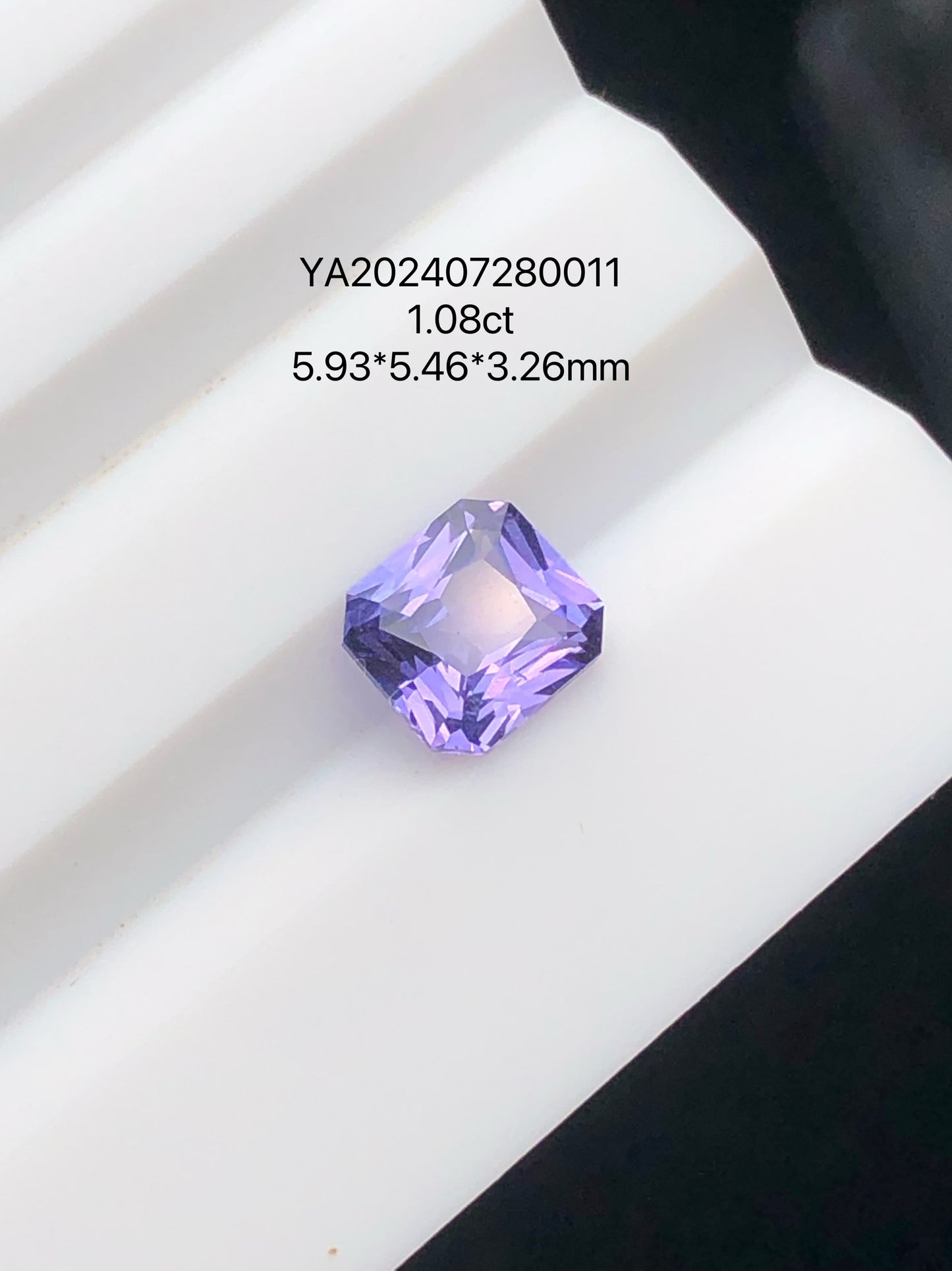 SRILANKA 1.08 CT PURPLE NATURAL HEATED SAPPHIRE LOOSE STONE