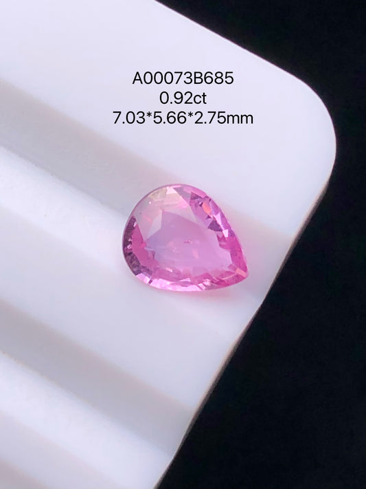 SRILANKA 0.92 CT PINK NATURAL UNHEATED SAPPHIRE LOOSE STONE