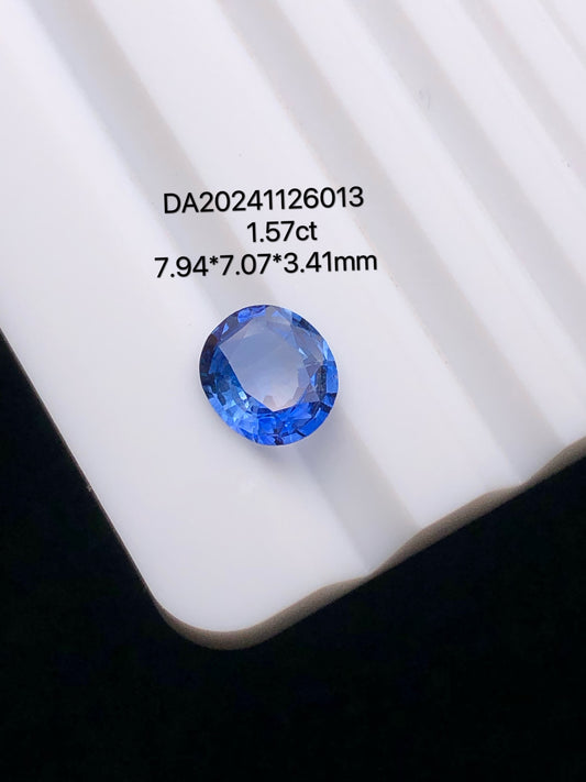 SRILANKA 1.57 CT NATURAL HEATED CORNFLOWER BLUE SAPPHIRE LOOSE STONE