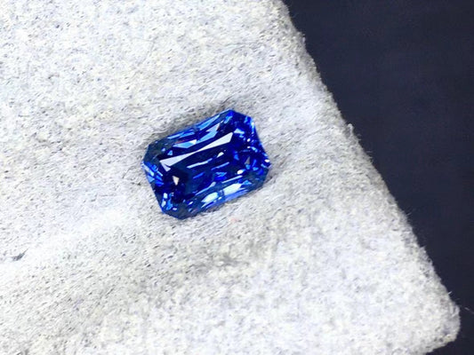 240807002-CERTIFIED 1.29 CT NATURAL COBALT SPINEL LOOSE STONE