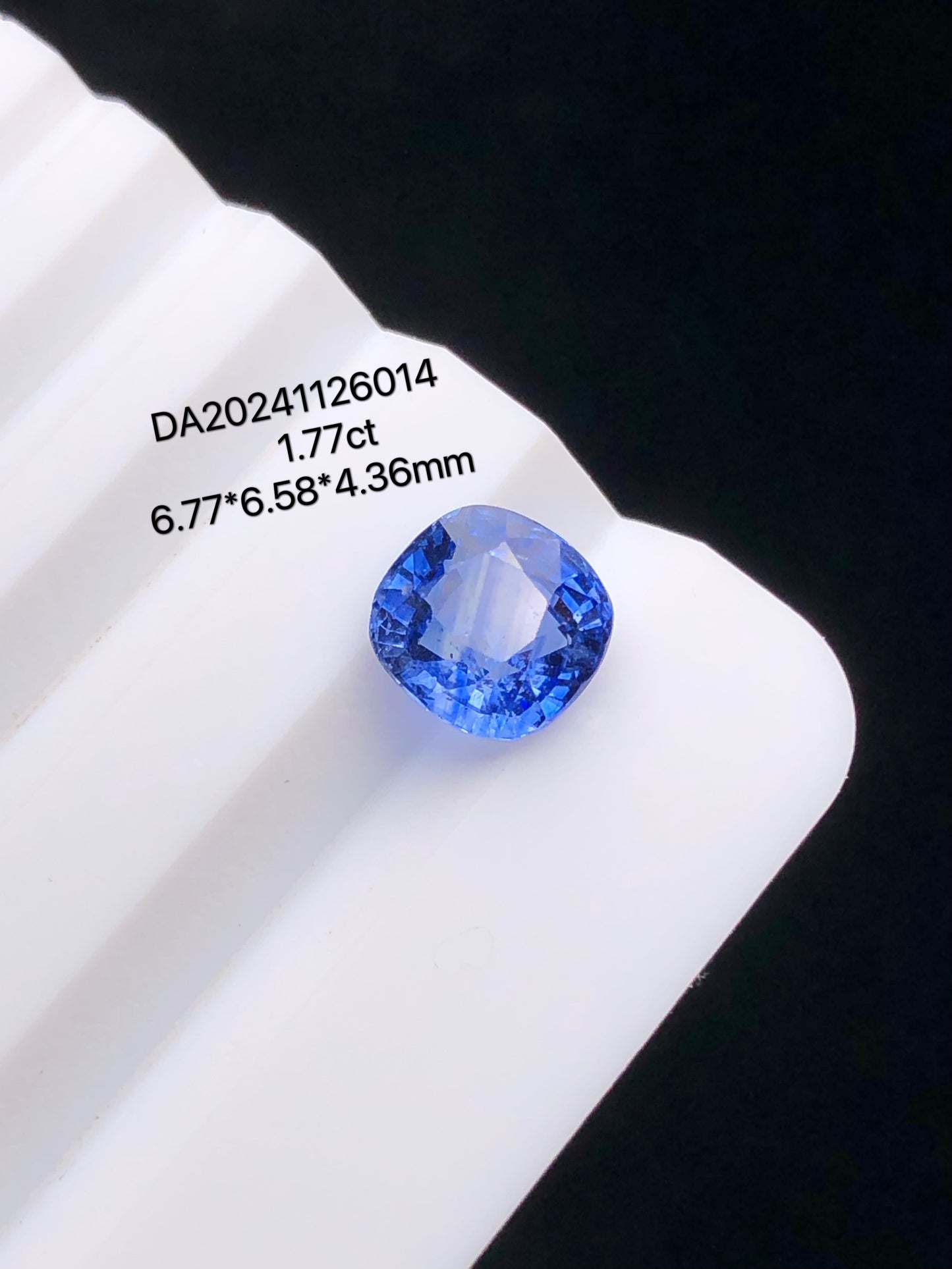 SRILANKA 1.77 CT NATURAL HEATED CORNFLOWER BLUE SAPPHIRE LOOSE STONE