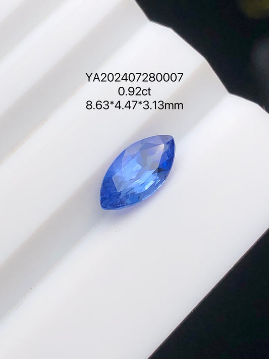 SRILANKA 0.92 CT NATURAL HEATED CORNFLOWER BLUE SAPPHIRE LOOSE STONE