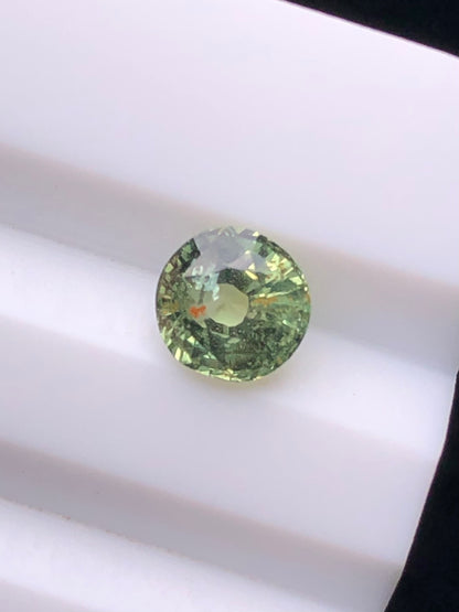 CERTIFIED SRILANK 0.98CT VIVI UNDHEATED Duck green sapphire