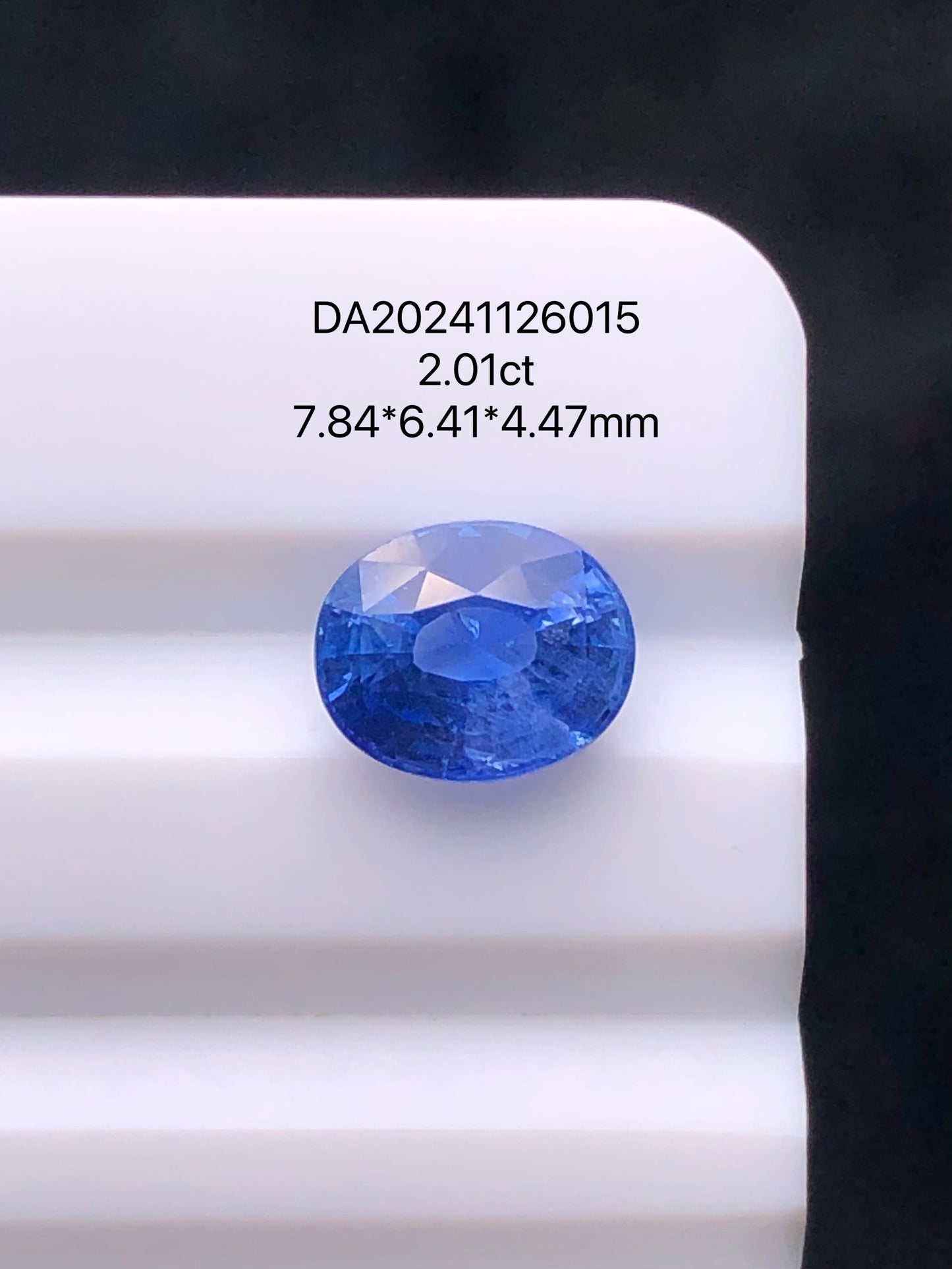 SRILANKA 2.01 CT NATURAL HEATED CORNFLOWER BLUE SAPPHIRE LOOSE STONE