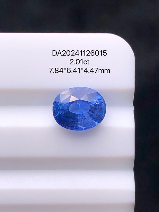 SRILANKA 2.01 CT NATURAL HEATED CORNFLOWER BLUE SAPPHIRE LOOSE STONE