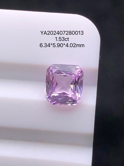 SRILANKA 1.53 CT LIGHT PINK NATURAL HEATED SAPPHIRE LOOSE STONE