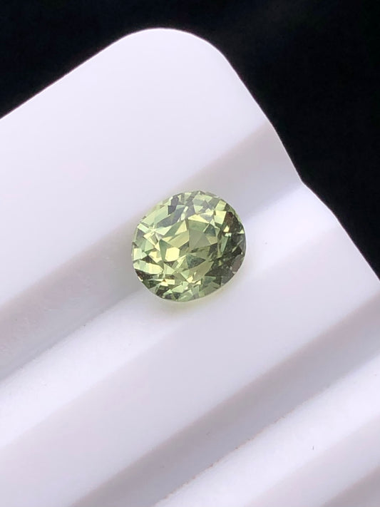 CERTIFIED SRILANK 1.16CT VIVI UNDHEATED Duck green sapphire