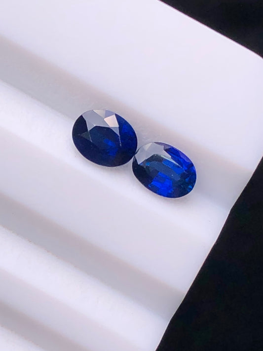 CERTIFIED SRILANKA 0.89CT VIVID TURAL HEATED Royal Blue SAPPHIRE LOOSE STONE