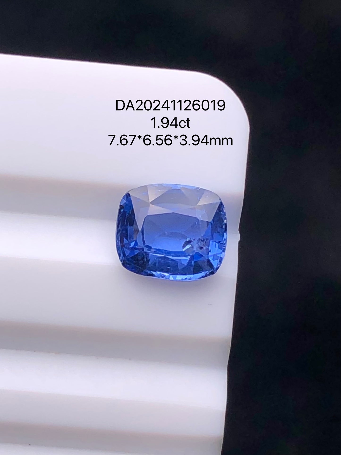 SRILANKA 1.94 CT NATURAL HEATED CORNFLOWER BLUE SAPPHIRE LOOSE STONE