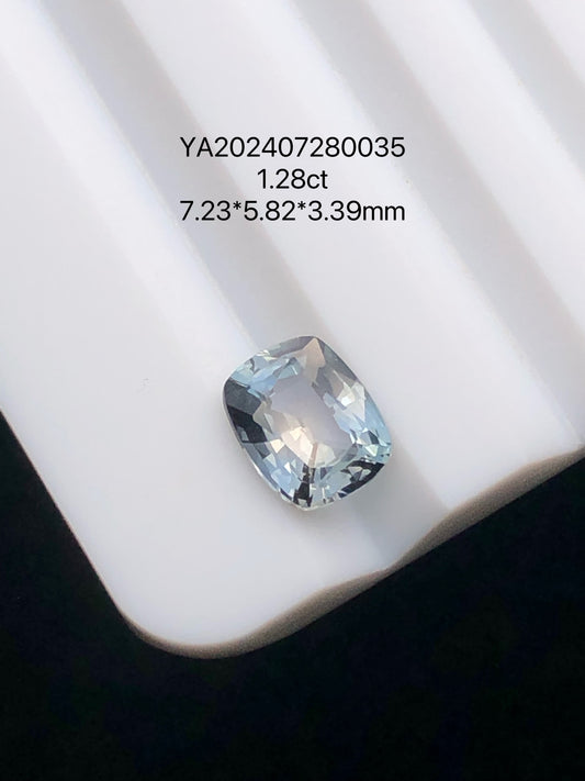 SRILANKA 1.28 CT GREY GREEN NATURAL HEATED SAPPHIER LOOSE STONE