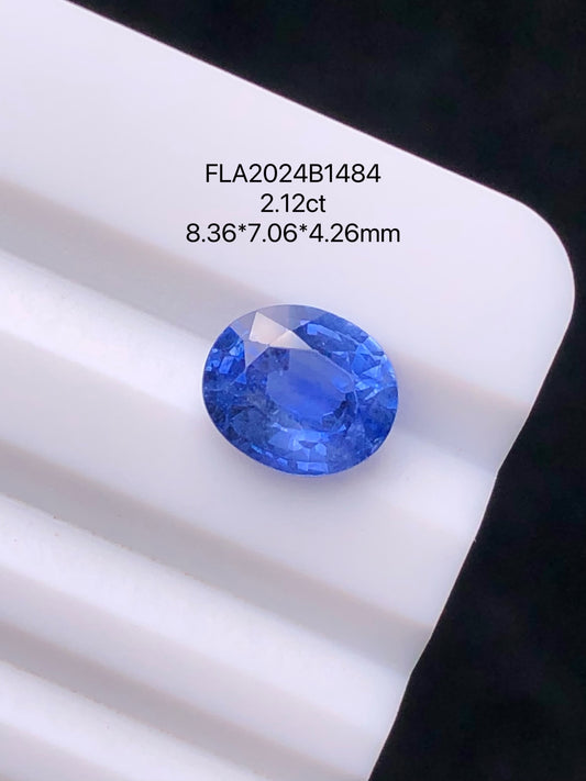 SRILANKA 2.12 CT NATURAL HEATED CORNFLOWER BLUE SAPPHIRE LOOSE STONE
