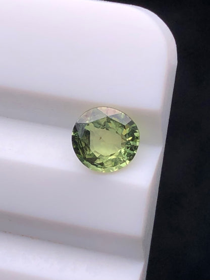 CERTIFIED SRILANK 0.67CT VIVI UNDHEATED Duck green sapphire