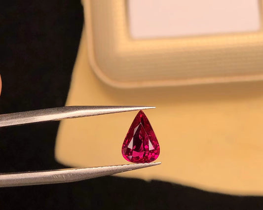 GRC CERTIFIED 1.03 CT NATURAL RED RUBY LOOSE STONES