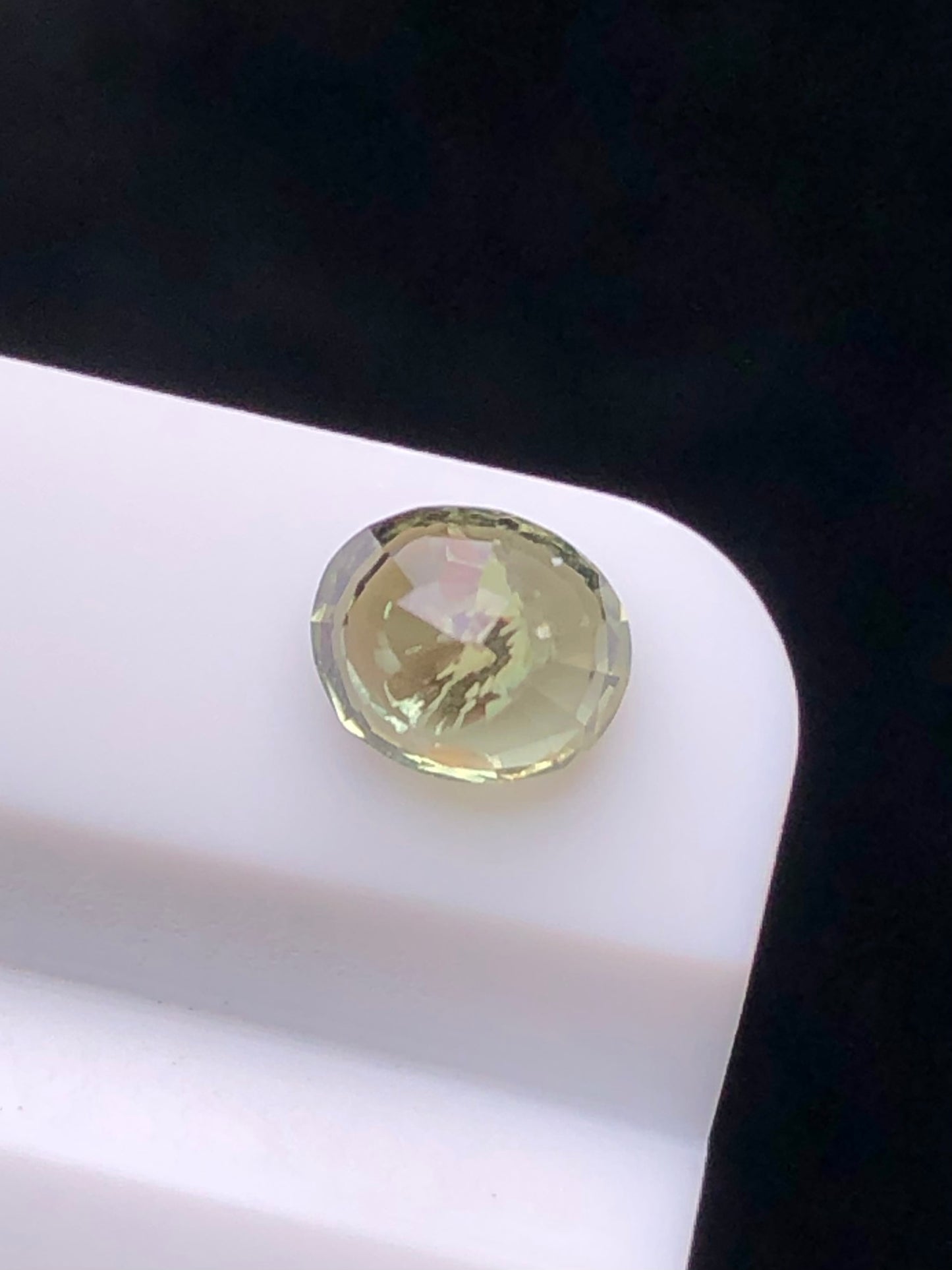 SRILANKA 0.85 CT GREEN NATURAL UNHEATED SAPPHIRE LOOSE STONE