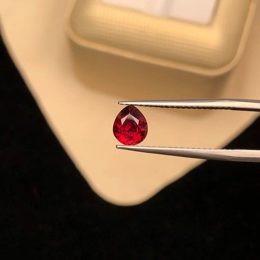 AIGS CERTIFIED 1.01 CT NATURAL RED RUBY LOOSE STONES