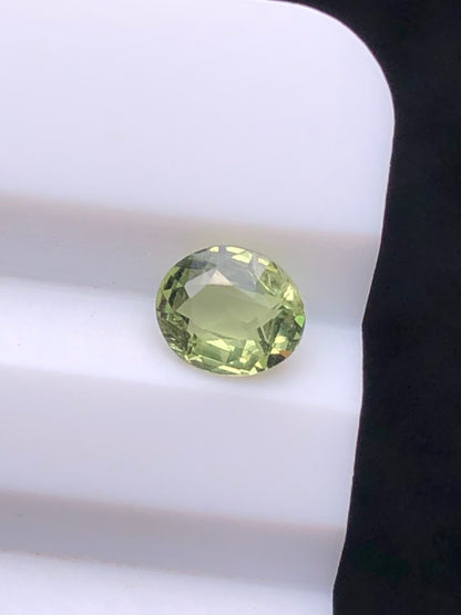 CERTIFIED SRILANK 0.57CT VIVI UNDHEATED Duck green sapphire