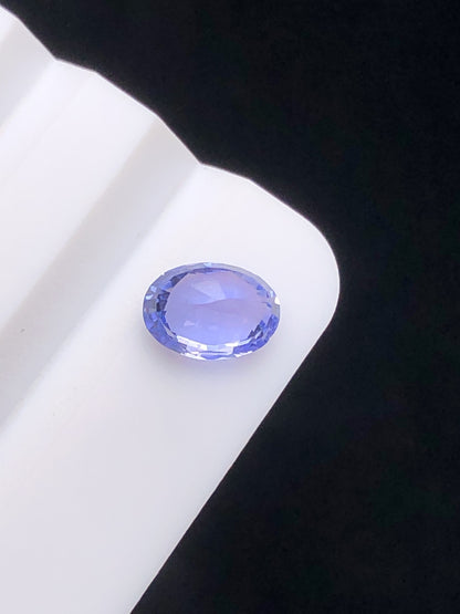 CERTIFIED SRILANKA 1.1CT VIVIDTURAL HEATED Cornflower SAPPHIRELOOSE STONE