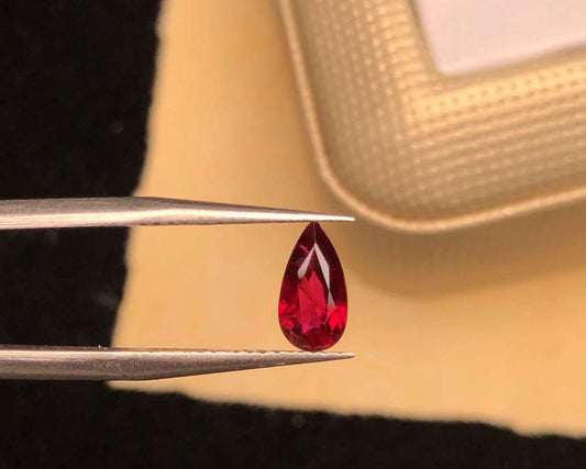 AIGS CERTIFIED 1.05 CT NATURAL RED RUBY LOOSE STONES