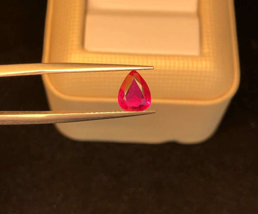 GRC CERTIFIED 1.00 CT NATURAL RED RUBY LOOSE STONES