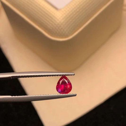 GRC CERTIFIED 1.01 CT NATURAL RED RUBY LOOSE STONES