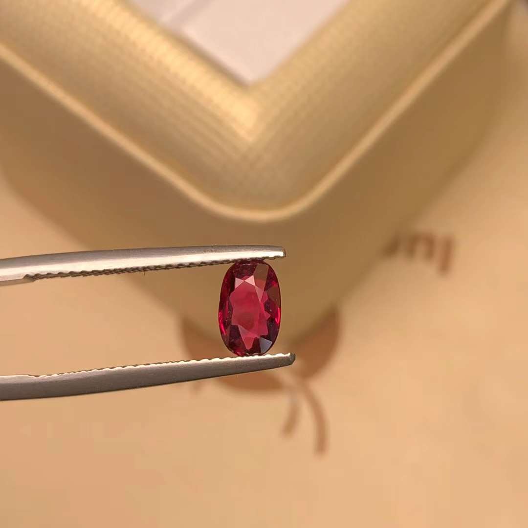 GRC CERTIFIED 1.02 CT NATURAL RED RUBY LOOSE STONES