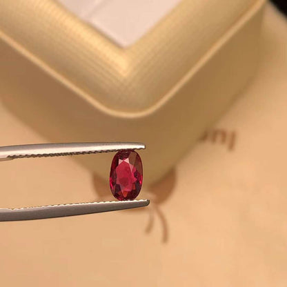 GRC CERTIFIED 1.02 CT NATURAL RED RUBY LOOSE STONES