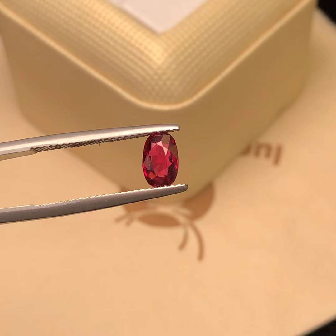 GRC CERTIFIED 1.02 CT NATURAL RED RUBY LOOSE STONES